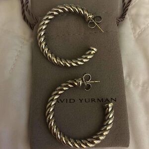 David Yurman Cable Hoop Earrings
